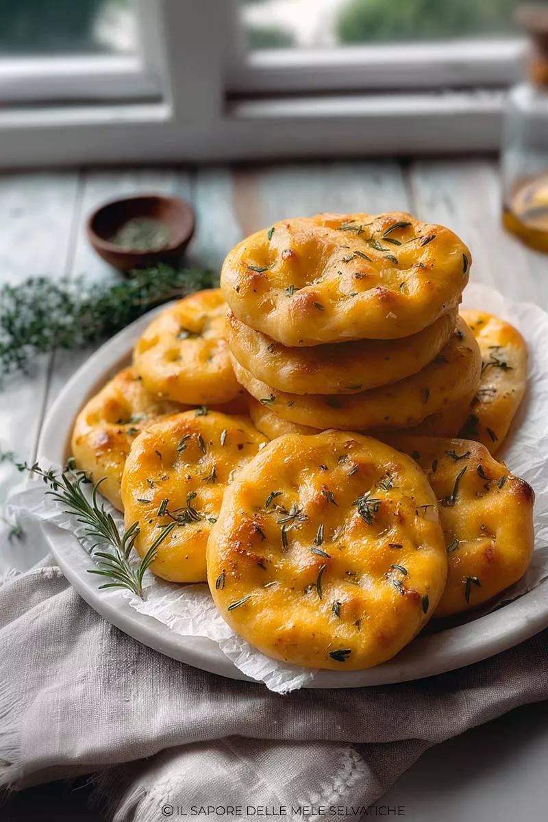 focaccine alla zucca