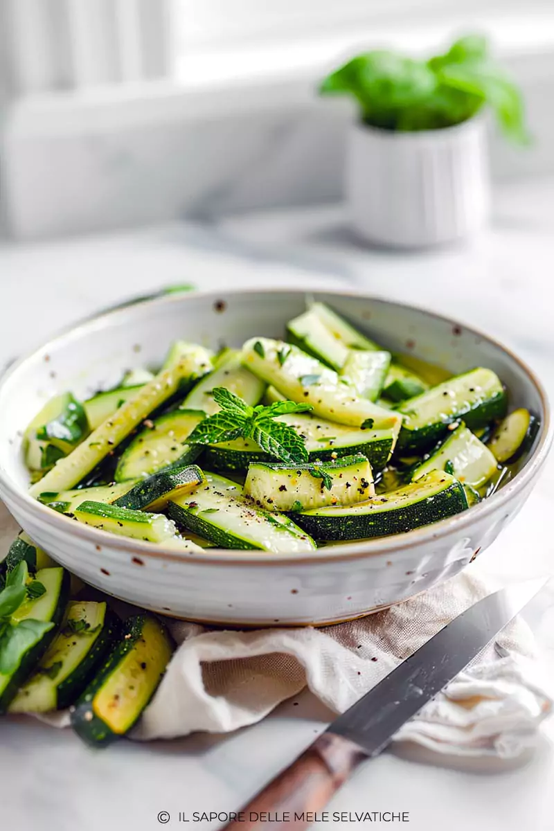 zucchine all'aceto