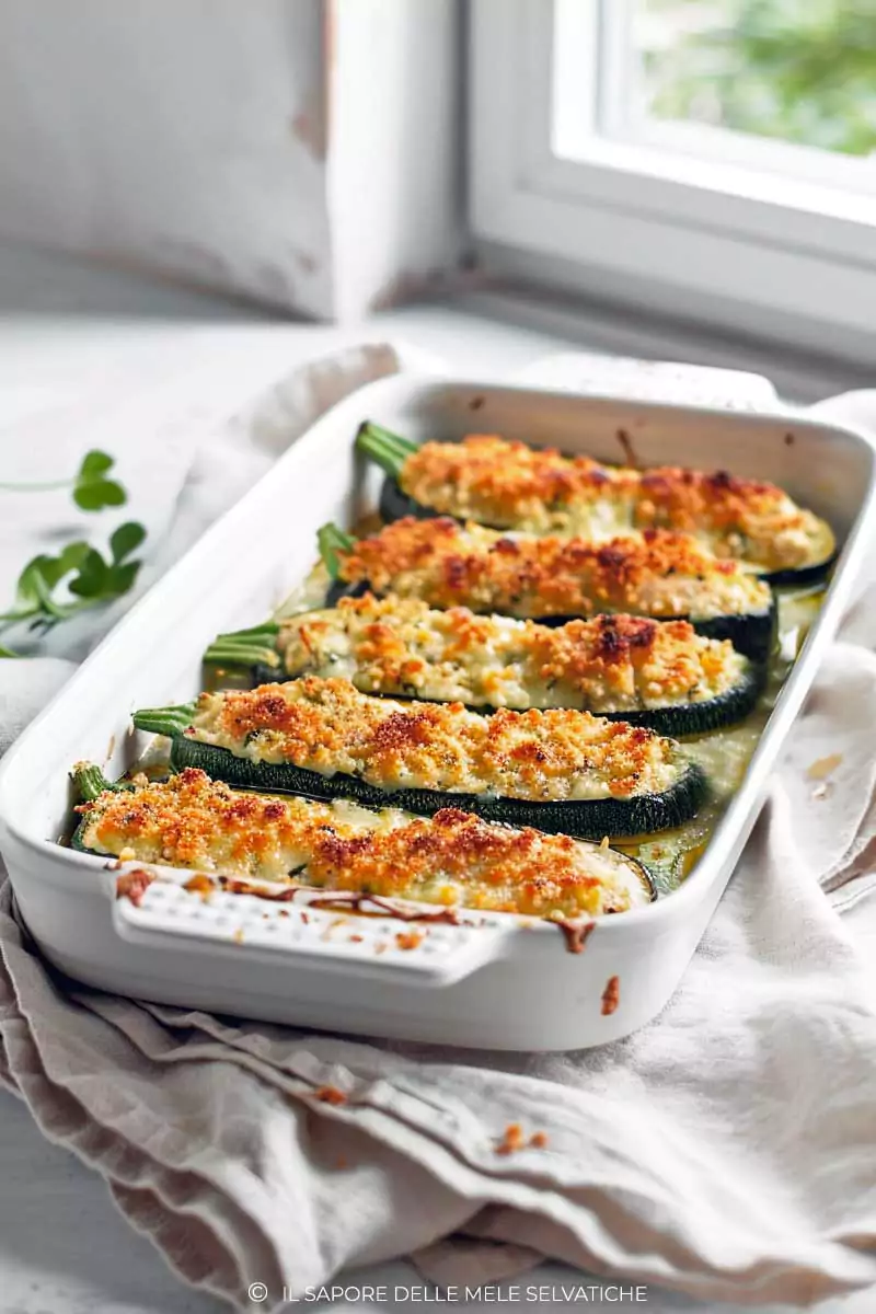 zucchine ripiene vegetariane